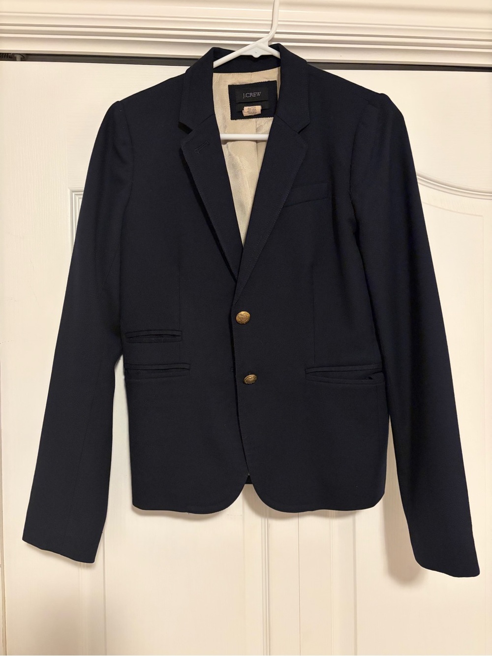 J. Crew Schoolboy Navy Blazer with Gold Buttons Sz 4T